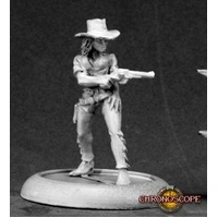 Reaper: Chronoscope: Diamond Sue Dawson, Cowgirl (metal) Unpainted Miniature