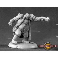 Reaper: Chronoscope: Phat Clark, Gang Boss (metal) Unpainted Miniature