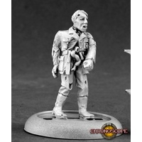 Reaper: Chronoscope: Aldorf Hinzler, Zombie German Leader (metal) Unpainted Miniature