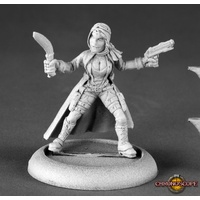 Reaper: Chronoscope: Mira, Post-Apocalyptic Heroine (metal) Unpainted Miniature