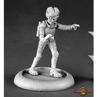 Reaper: Chronoscope: Alien Overlord with Tracker (metal) Unpainted Miniature