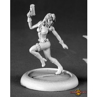 Reaper: Chronoscope: Natalia, Female Secret Agent (metal) Unpainted Miniature