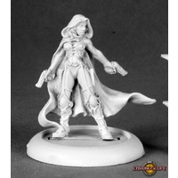 Reaper: Chronoscope: Nightslip, Pulp Era Heroine (metal) Unpainted Miniature