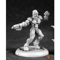 Reaper: Chronoscope: Slade, Cyborg Hero (metal) Unpainted Miniature