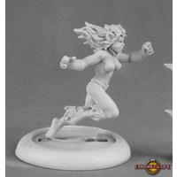 Reaper: Chronoscope: Lady Tiger, Super Villain (metal) Unpainted Miniature