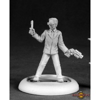 Reaper: Chronoscope: Government Agent Jones (metal) Unpainted Miniature