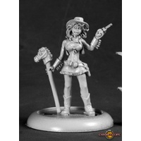 Reaper: Chronoscope: Sheila Silver, Cowgirl (metal) Unpainted Miniature