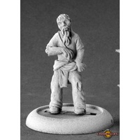 Reaper: Chronoscope: Linus, Zombie (metal) Unpainted Miniature