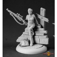 Reaper: Chronoscope: Ivanetta Kozlov, Russian Sniper (metal) Unpainted Miniature