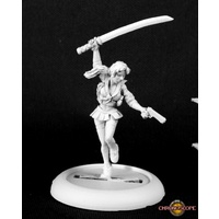 Reaper: Chronoscope: Whitney, Anime Heroine (metal) Unpainted Miniature