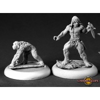 Reaper: Chronoscope: Lord of the Jungle and Familiar (metal) Unpainted Miniature