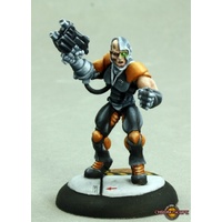 Reaper: Chronoscope: Keryx, Cyborg Assassin (metal) Unpainted Miniature