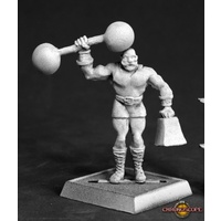 Reaper: Chronoscope: Herq, Circus Strong Man (metal) Unpainted Miniature