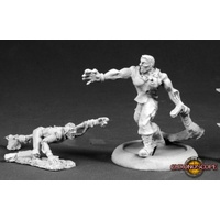 Reaper: Chronoscope: Zombies (2) (metal) Unpainted Miniature