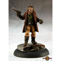 Reaper: Chronoscope: Rudd Starslider, Space Smuggler (metal) Unpainted Miniature