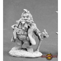 Reaper: Chronoscope: Olav Gunderson, Dwarf Gambler (metal) Unpainted Miniature