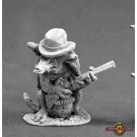 Reaper: Chronoscope: Leatherhide, Armadillo Man (metal) Unpainted Miniature