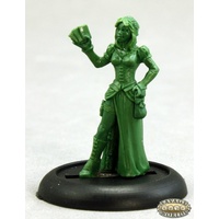 Reaper: Savage Worlds: Female Huckster (metal) Unpainted Miniature