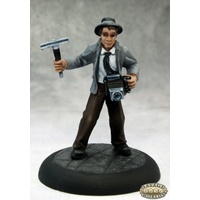 Reaper: Savage Worlds: Lacy O'Malley, Muckraker (metal) Unpainted Miniature