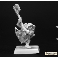 Reaper: Pathfinder Miniatures: Harsk, Dwarf Ranger (metal) Unpainted Miniature