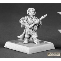 Reaper: Pathfinder Miniatures: Lem, Iconic Halfling Bard (metal) Unpainted Miniature