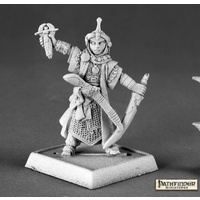 Reaper: Pathfinder Miniatures: Kyra, Female Iconic Cleric (metal) Unpainted Miniature