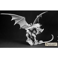Reaper: Pathfinder Miniatures: Red Dragon (metal) Unpainted Miniature