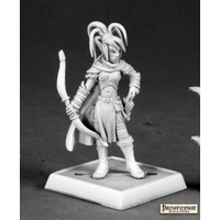 Reaper: Pathfinder Miniatures: Shalelu, Elf Ranger (metal) Unpainted Miniature