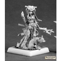 Reaper: Pathfinder Miniatures: Feiya, Iconic Witch (metal) Unpainted Miniature