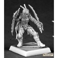 Reaper: Pathfinder Miniatures: Red Mantis Assassin (metal) Unpainted Miniature