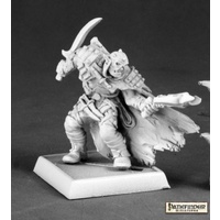 Reaper: Pathfinder Miniatures: Half Orc Assassin (metal) Unpainted Miniature