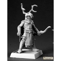 Reaper: Pathfinder Miniatures: The Stag Lord (metal) Unpainted Miniature