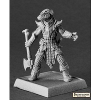 Reaper: Pathfinder Miniatures: Degenerate Serpentfolk (metal) Unpainted Miniature