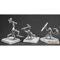 Reaper: Pathfinder Miniatures: Charau-Ka Warriors (2) (metal) Unpainted Miniature