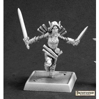Reaper: Pathfinder Miniatures: Merisiel, Iconic Elf Thief v2 (metal) Unpainted Miniature