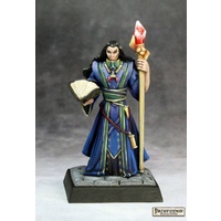 Reaper: Pathfinder Miniatures: Khalib, Runelord Apprentice (metal) Unpainted Miniature