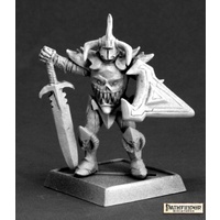 Reaper: Pathfinder Miniatures: Hellknight, Order of the Nail (metal) Unpainted Miniature