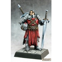 Reaper: Pathfinder Miniatures: Mendevian Crusader (metal) Unpainted Miniature