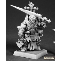 Reaper: Pathfinder Miniatures: Oloch, Iconic Warpriest (metal) Unpainted Miniature