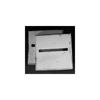 Reaper: 40mm Square Base (Straight Slot)(Metal) (2) Unpainted Miniature