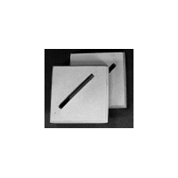 Reaper: 40mm Square Base (Diagonal Slot)(Metal) (2) Unpainted Miniature
