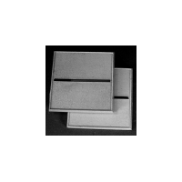 Reaper: 2 Inch Square Base (Horizontal Slot)(Metal) (2) Unpainted Miniature