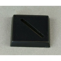 Reaper: Accessories: 1 Inch Square Plastic Base, Universal Slot (20) Unpainted Miniature