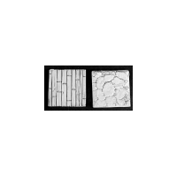 Reaper: 40mm Square Scenic Bases (Metal)(2) Unpainted Miniature
