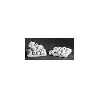 Reaper: 1 Inch Square Skull Bases (4) Unpainted Miniature