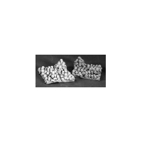 Reaper: 40mm Square Skull Bases (Metal)(2) Unpainted Miniature