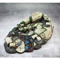 Reaper: Bases: Ruins Vignette Base (resin base) Unpainted Miniature