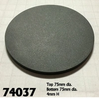Reaper: Accessories: 3 Round Plastic RPG Base (10)" Unpainted Miniature