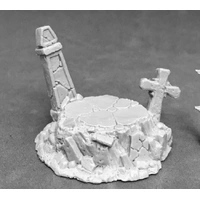 Reaper: Bases: Graveyard Display Base Unpainted Miniature