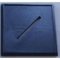 Reaper: Accessories: Single 40mm Plastic Square Base Unpainted Miniature